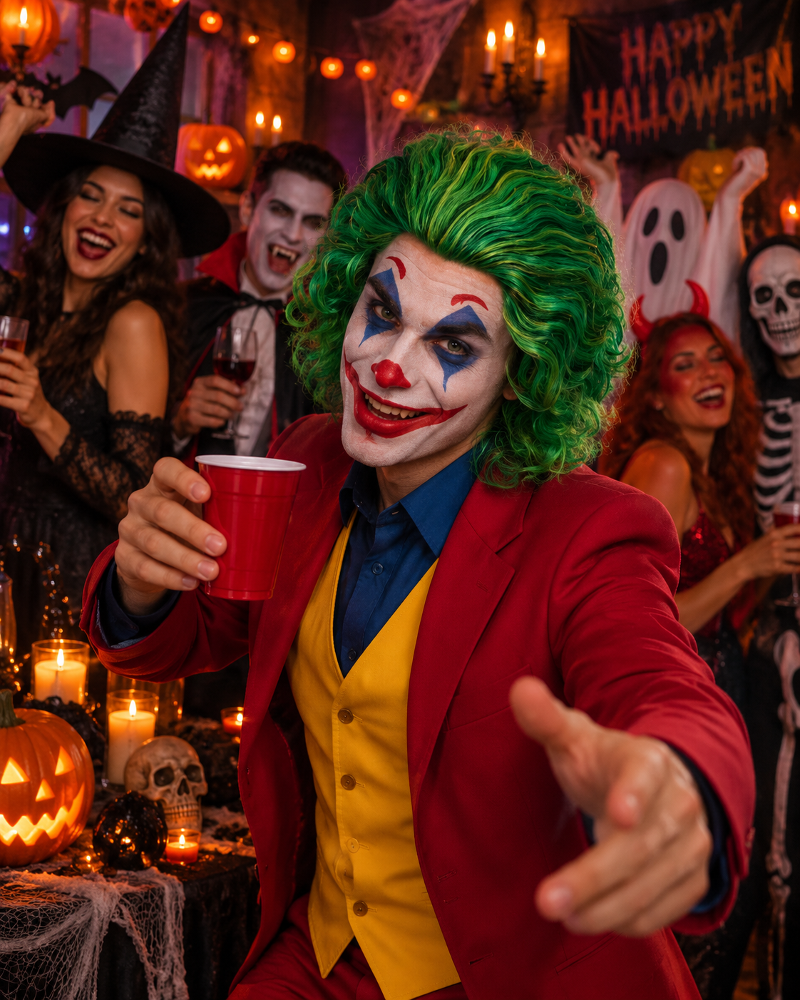 Perruque Crazy Clown – Image 2