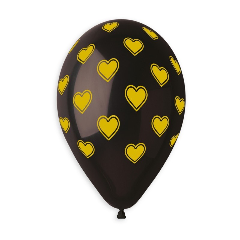 Golden love et coeurs