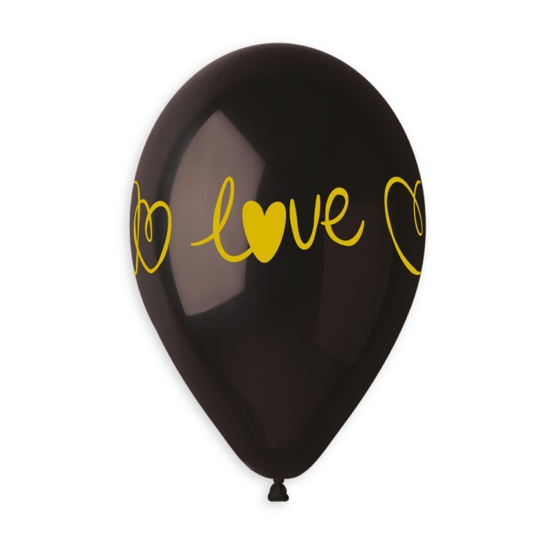 Golden love et coeurs
