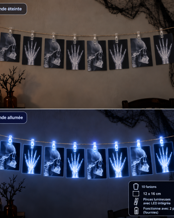 Guirlande de Radiographies LED