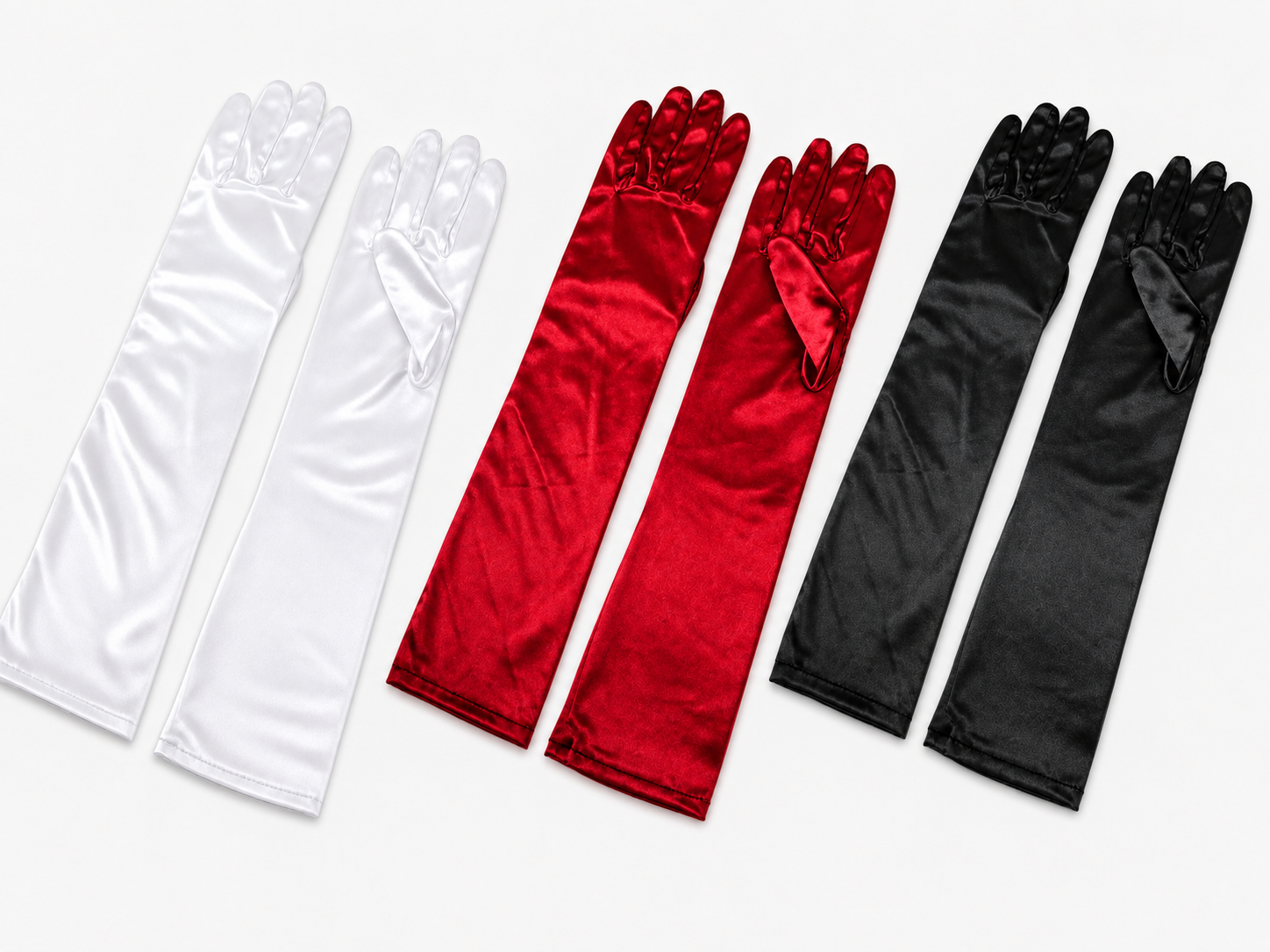 Gants en Satin