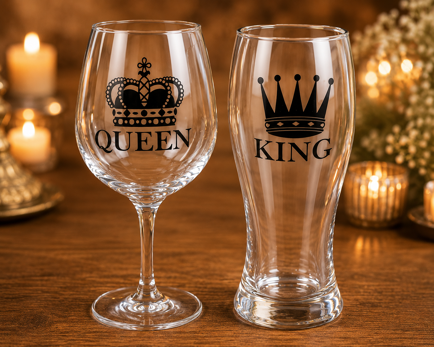 Set de verre King & Queen – Image 2
