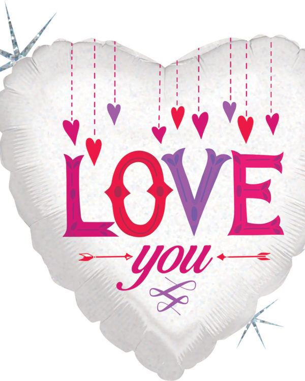 Coeur 18" Love you