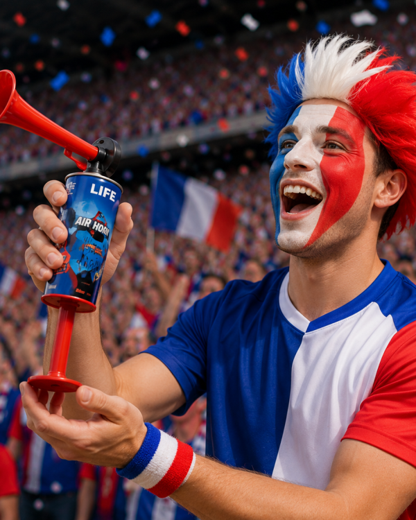 Corne de Supporter à air