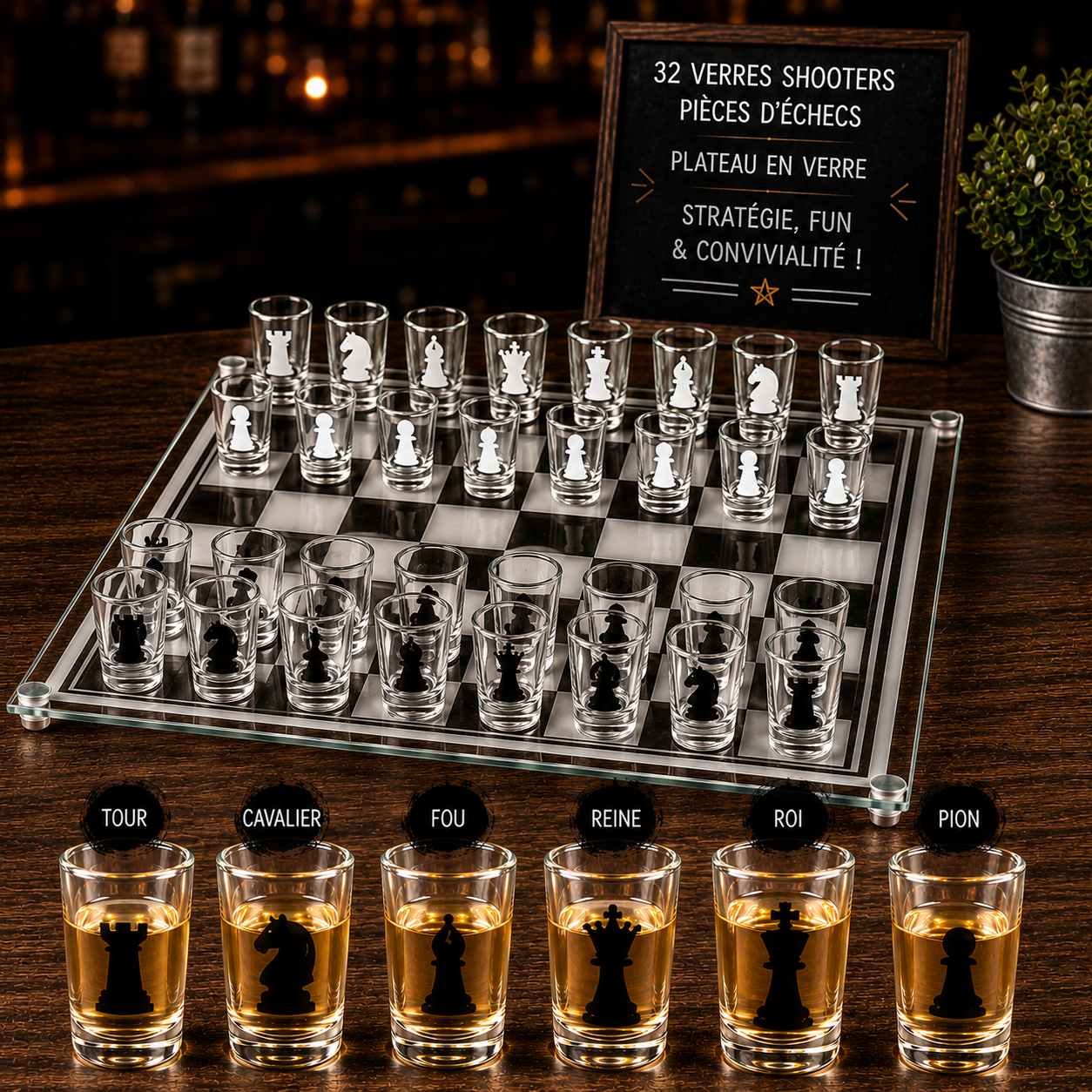 Jeu à Boire "Les Echecs" – Image 3