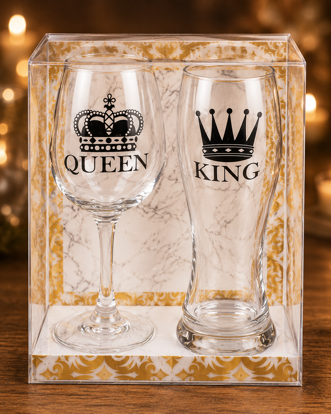 Set de verre King & Queen