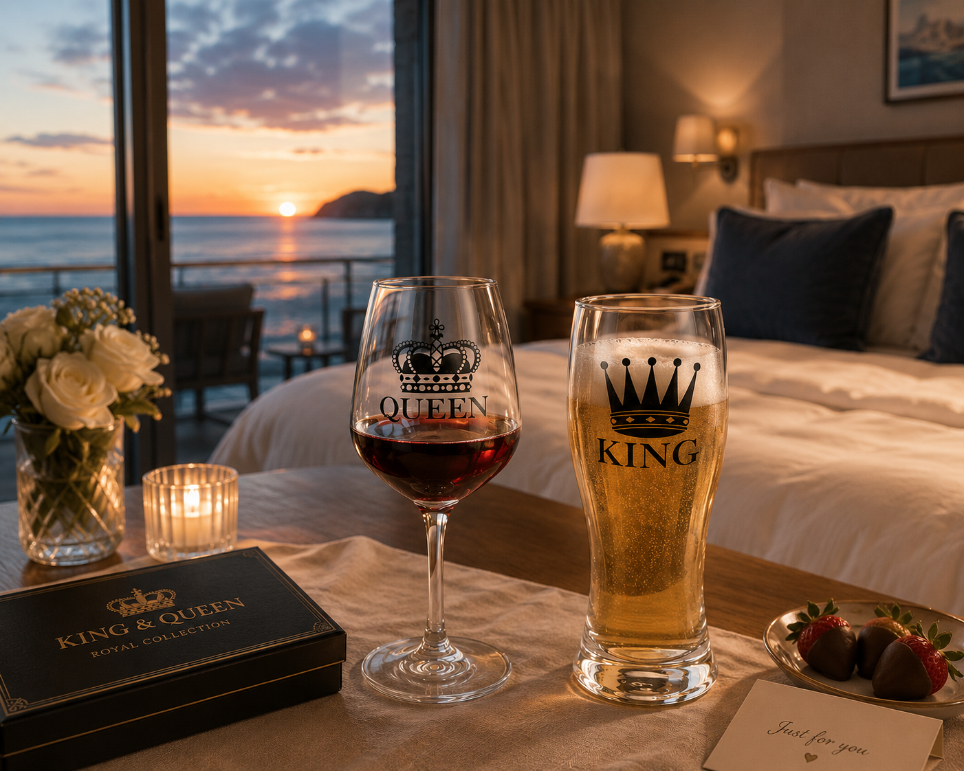 Set de verre King & Queen – Image 3