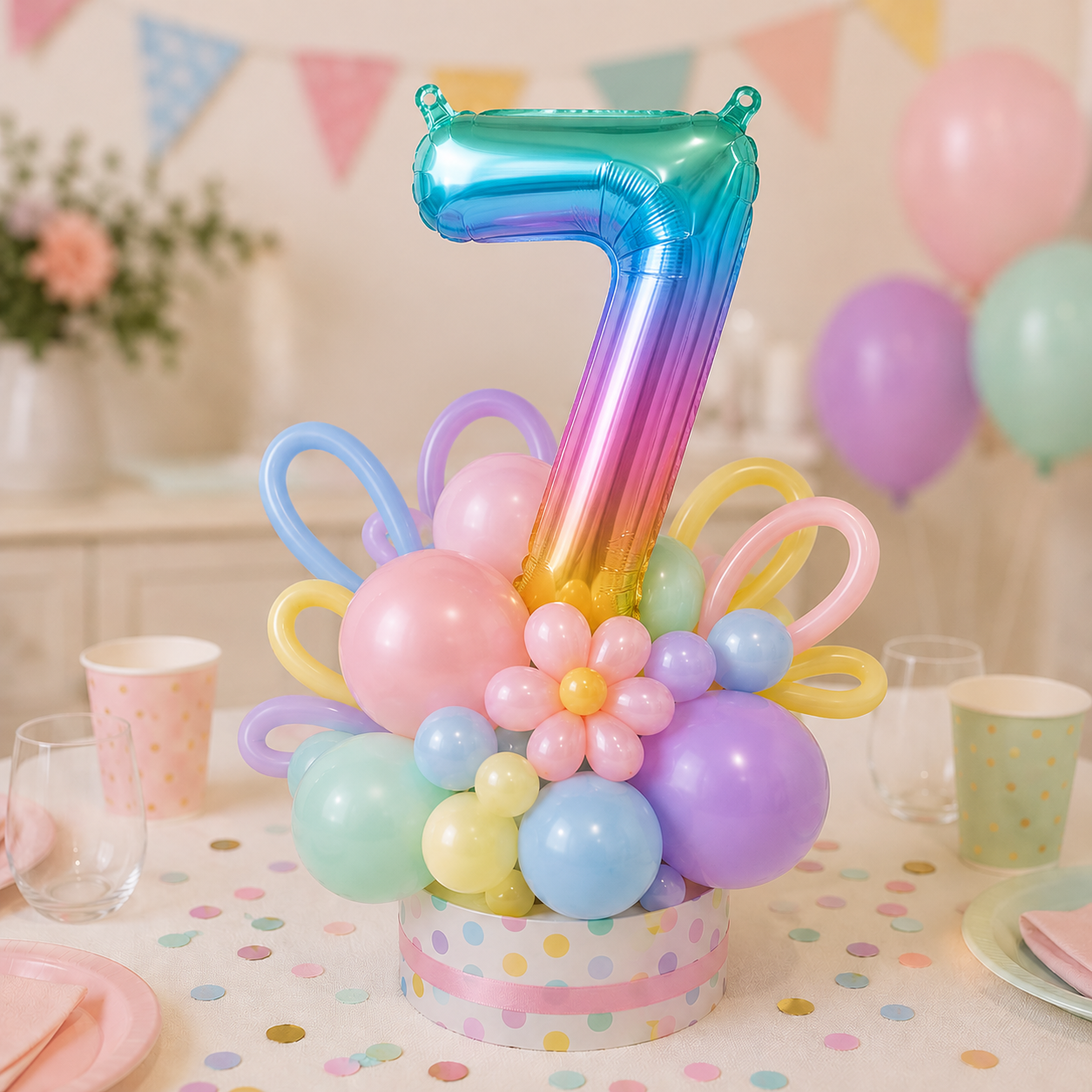 Chiffre Couleur Pastel 41cm – Image 12