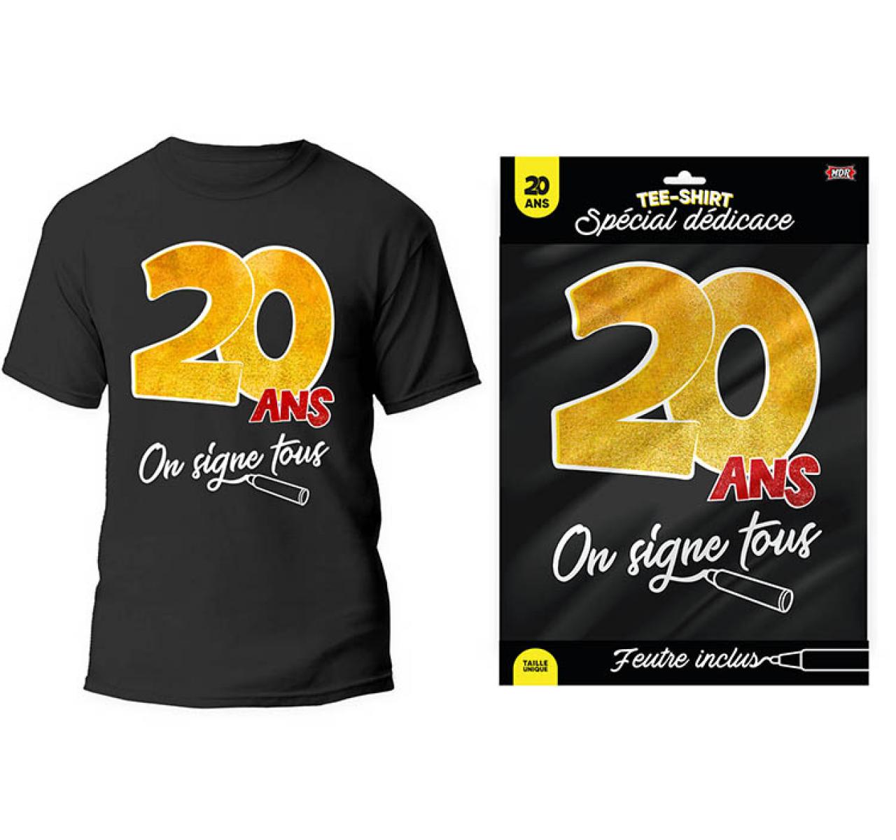 Tee-Shirt Noir Spéciale Dédicace – Image 3