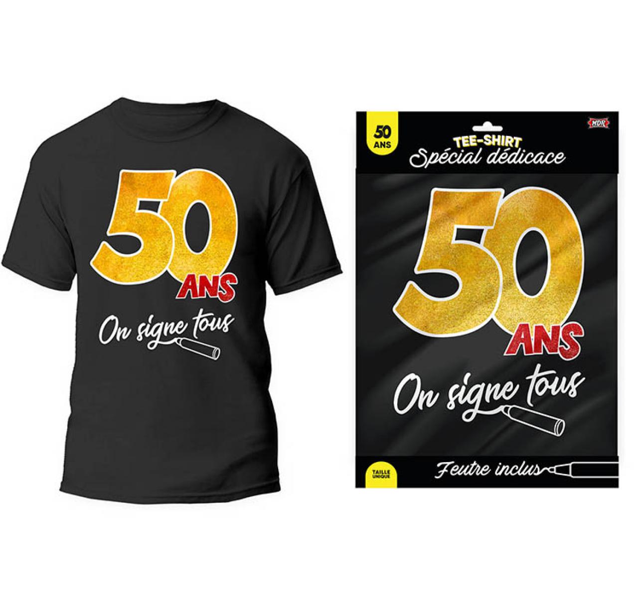 Tee-Shirt Noir Spéciale Dédicace – Image 6