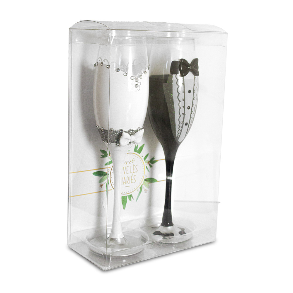 Pack 2 flûtes mariage – Image 2