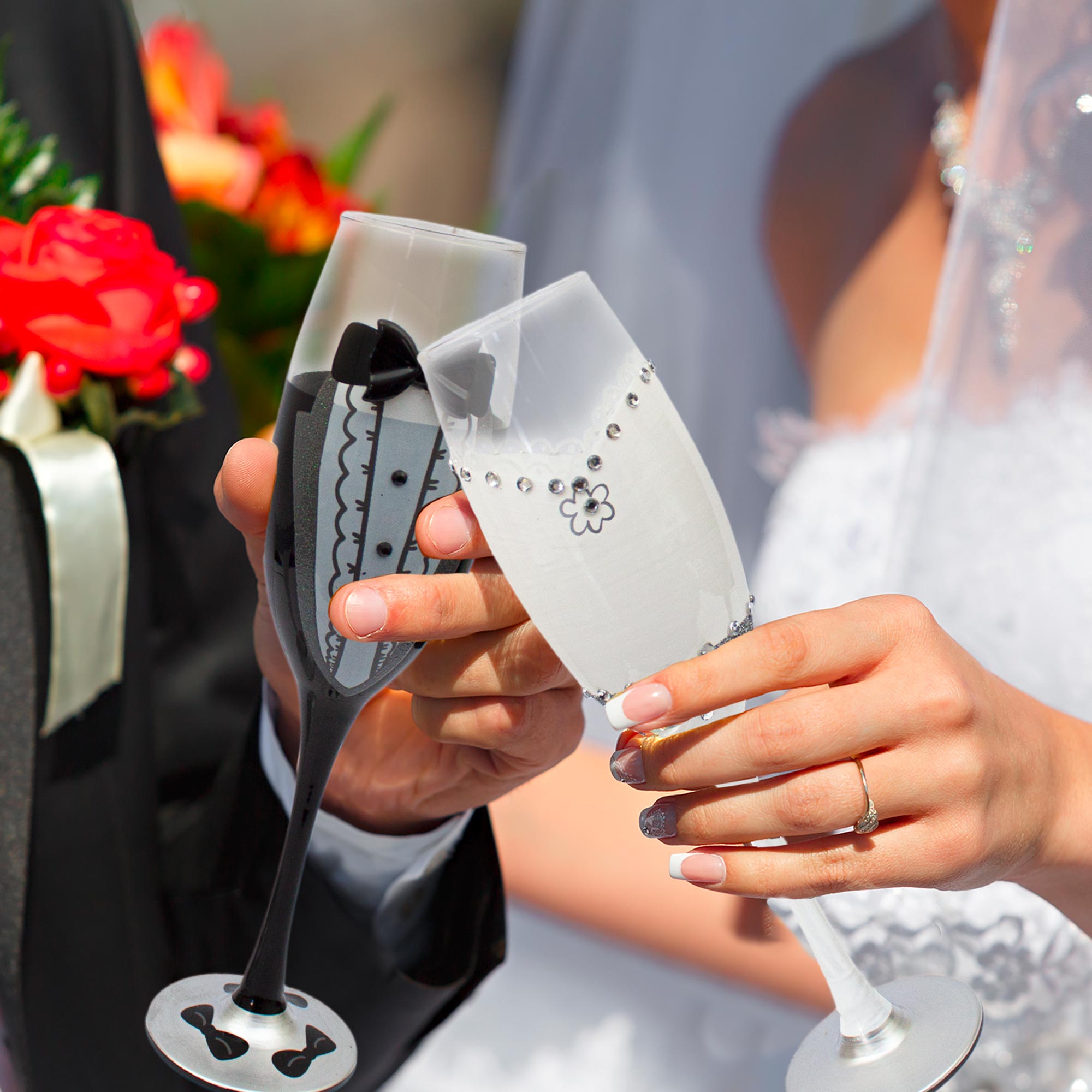 Pack 2 flûtes mariage – Image 3