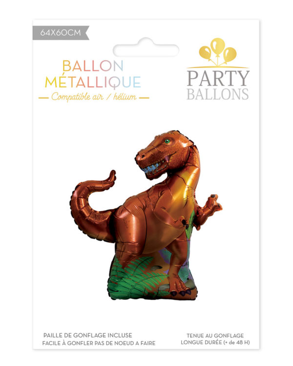 Ballon métallique T-REX