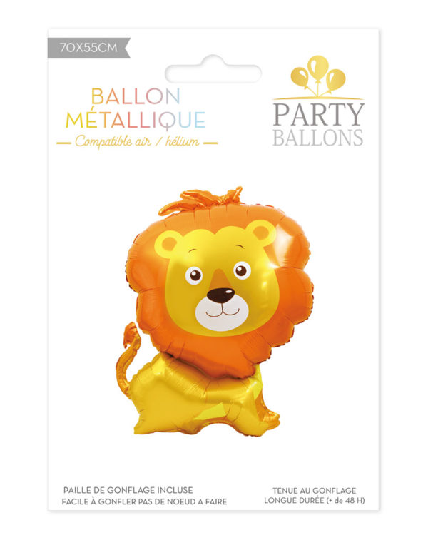 Ballon métallique LION
