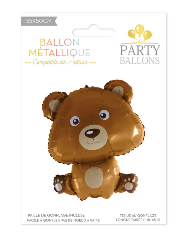 Ballon métallique OURS