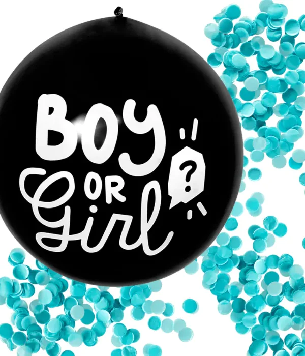 Ballon Boy or Girl Bleu