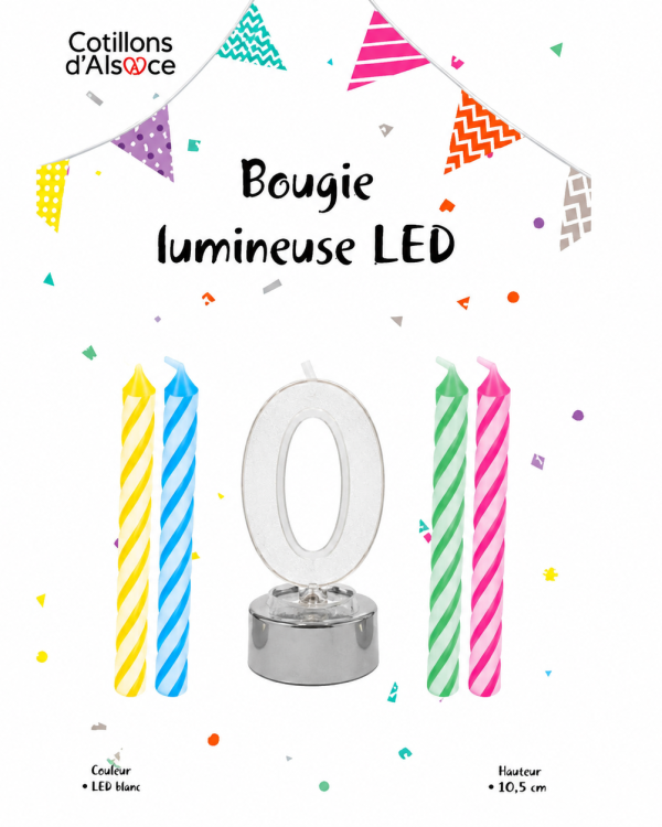 Bougie Lumineuse Led