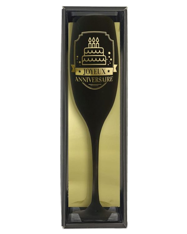 Flûte à Champagne Noire