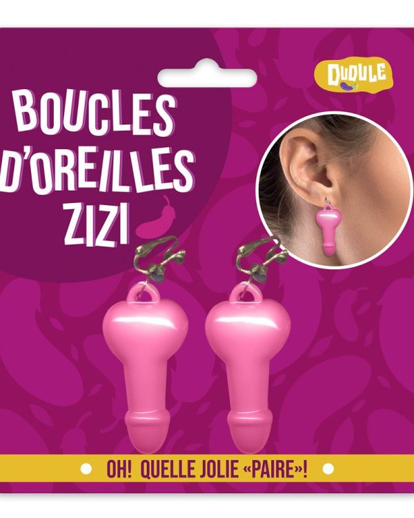 Boucles d'oreilles Zizi