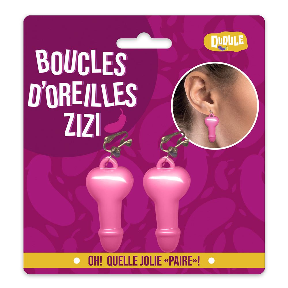 Boucles d'oreilles Zizi