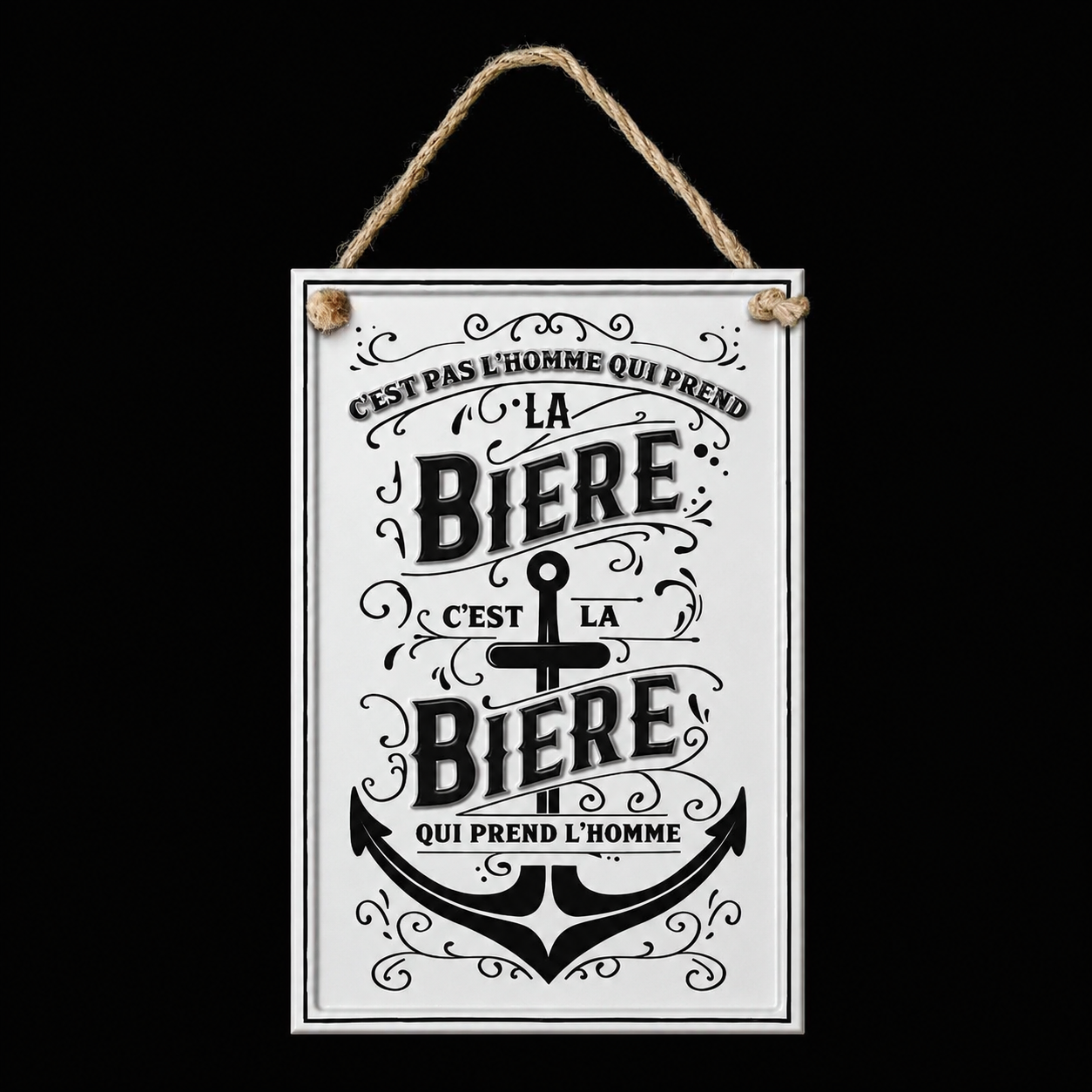 Plaque en Métal
