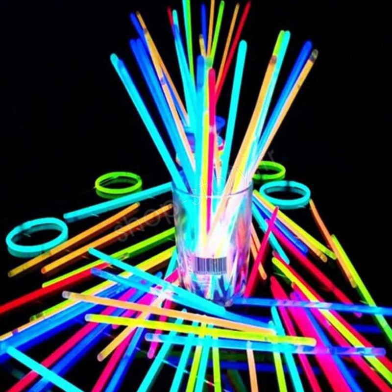 Tube de 100 Bracelets Lumineux