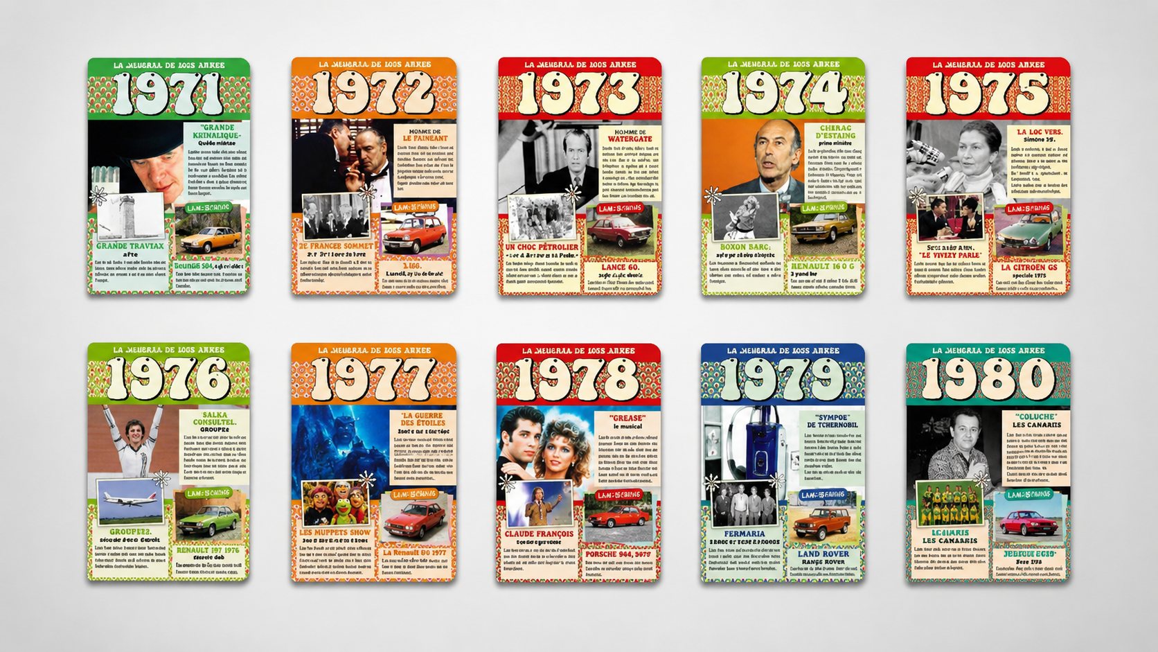 Le Journal de Mon Année 1971-1980