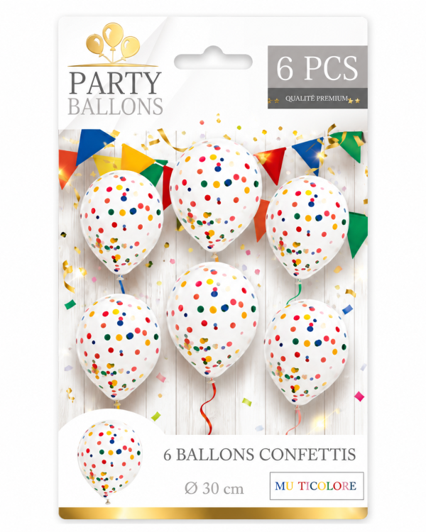 Ballon Confettis