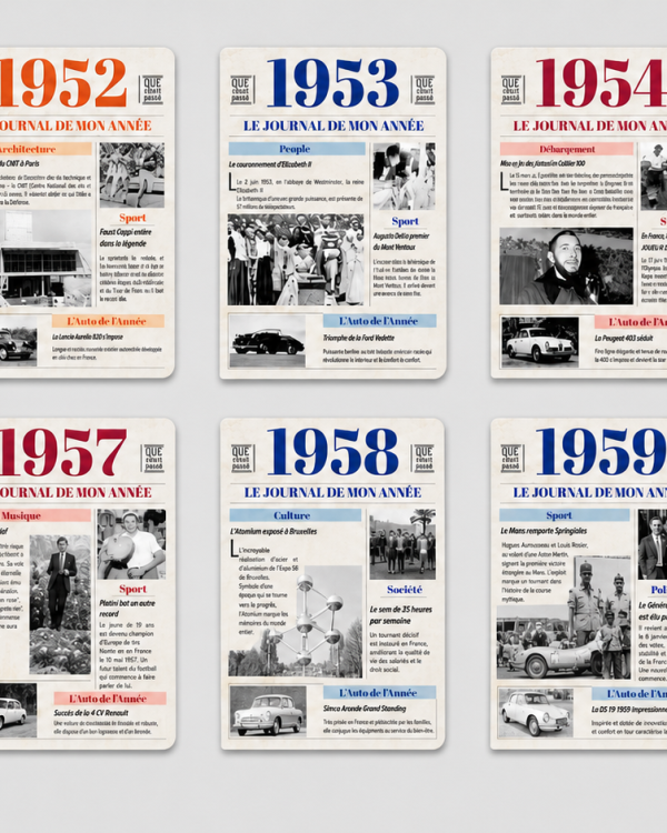 Le Journal de Mon Année 1951-1960