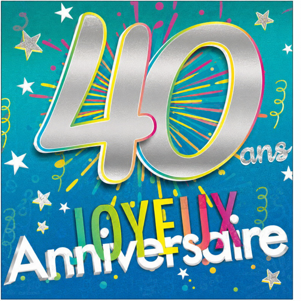 Carte Double "Age" de 25 à 90 Ans – Image 6