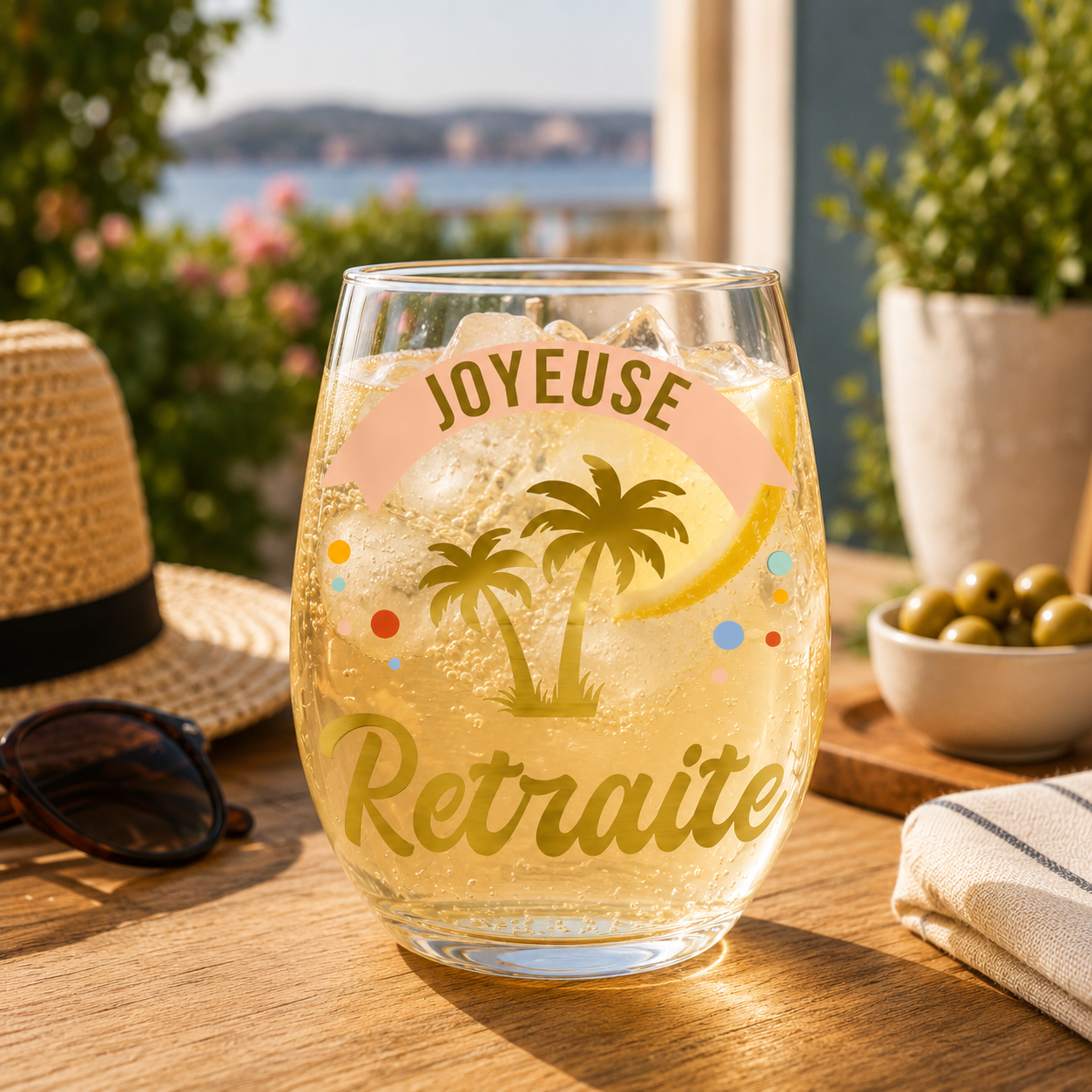 Verre Rond "Retraite"