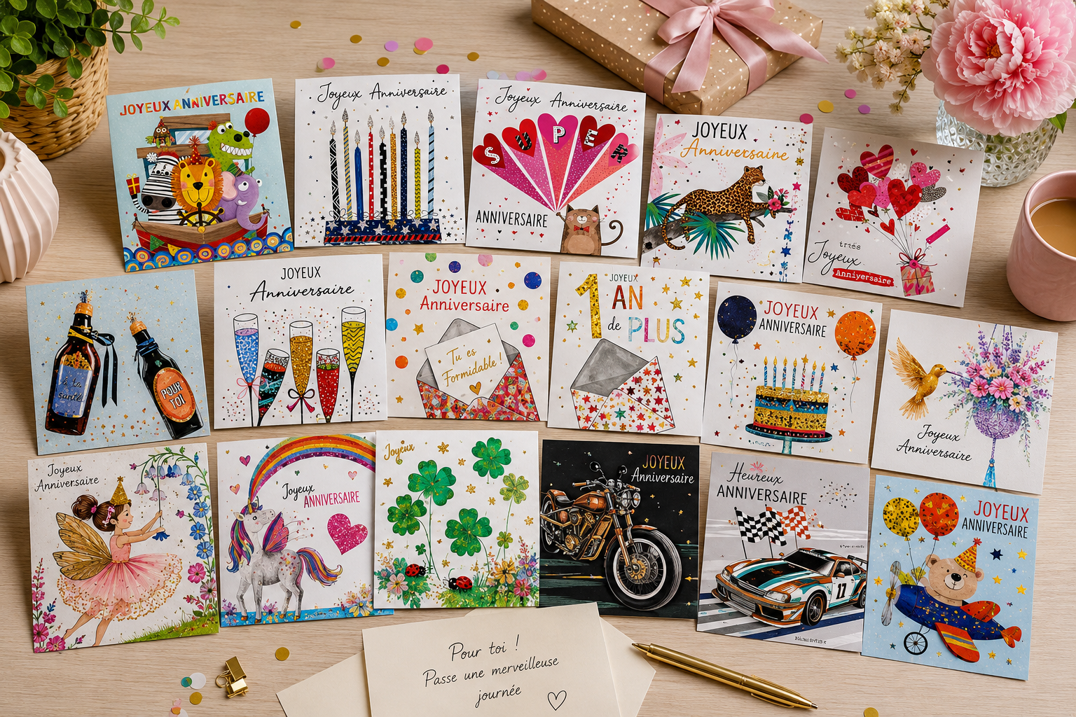 Carte Double Collection "Privée" Anniversaires – Image 20