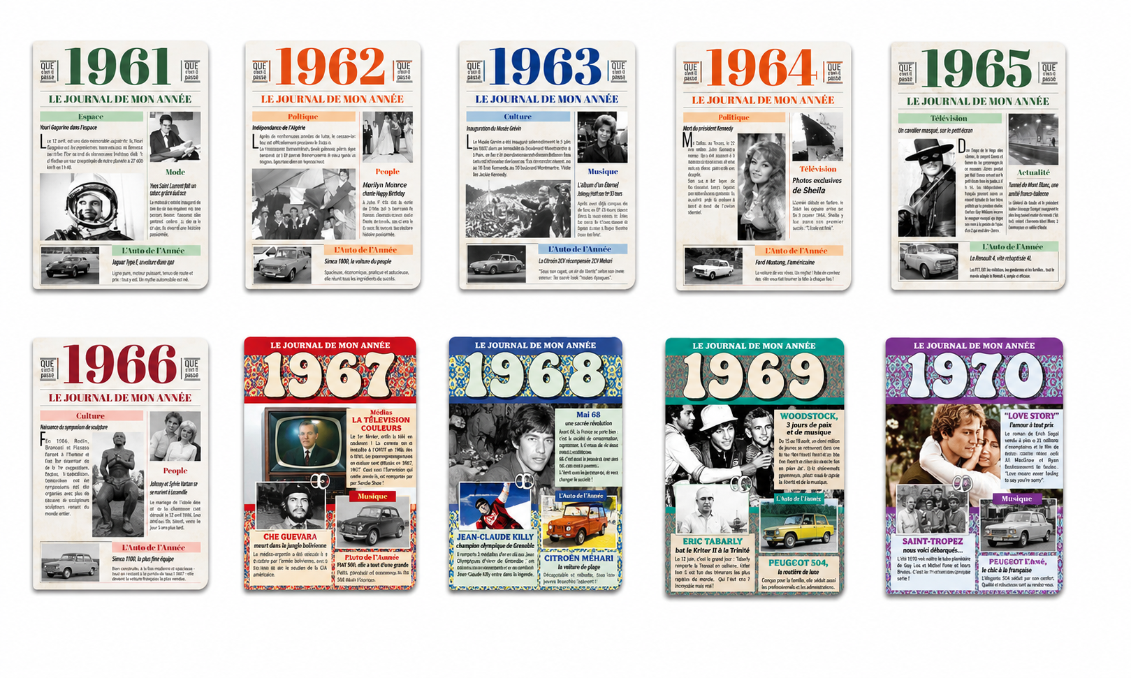 Le Journal de Mon Année 1961-1970