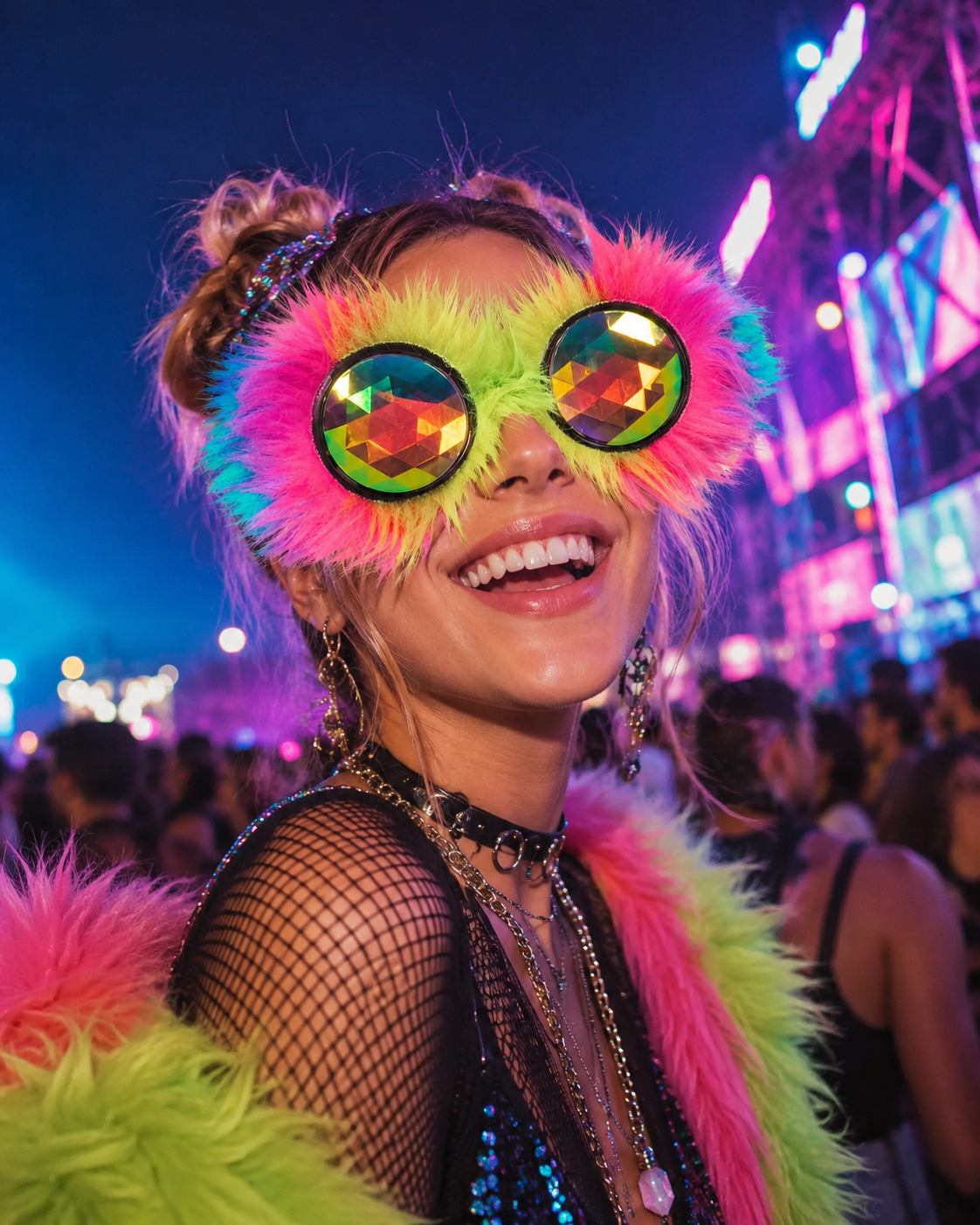 Lunettes Peluche Multicolor – Image 2