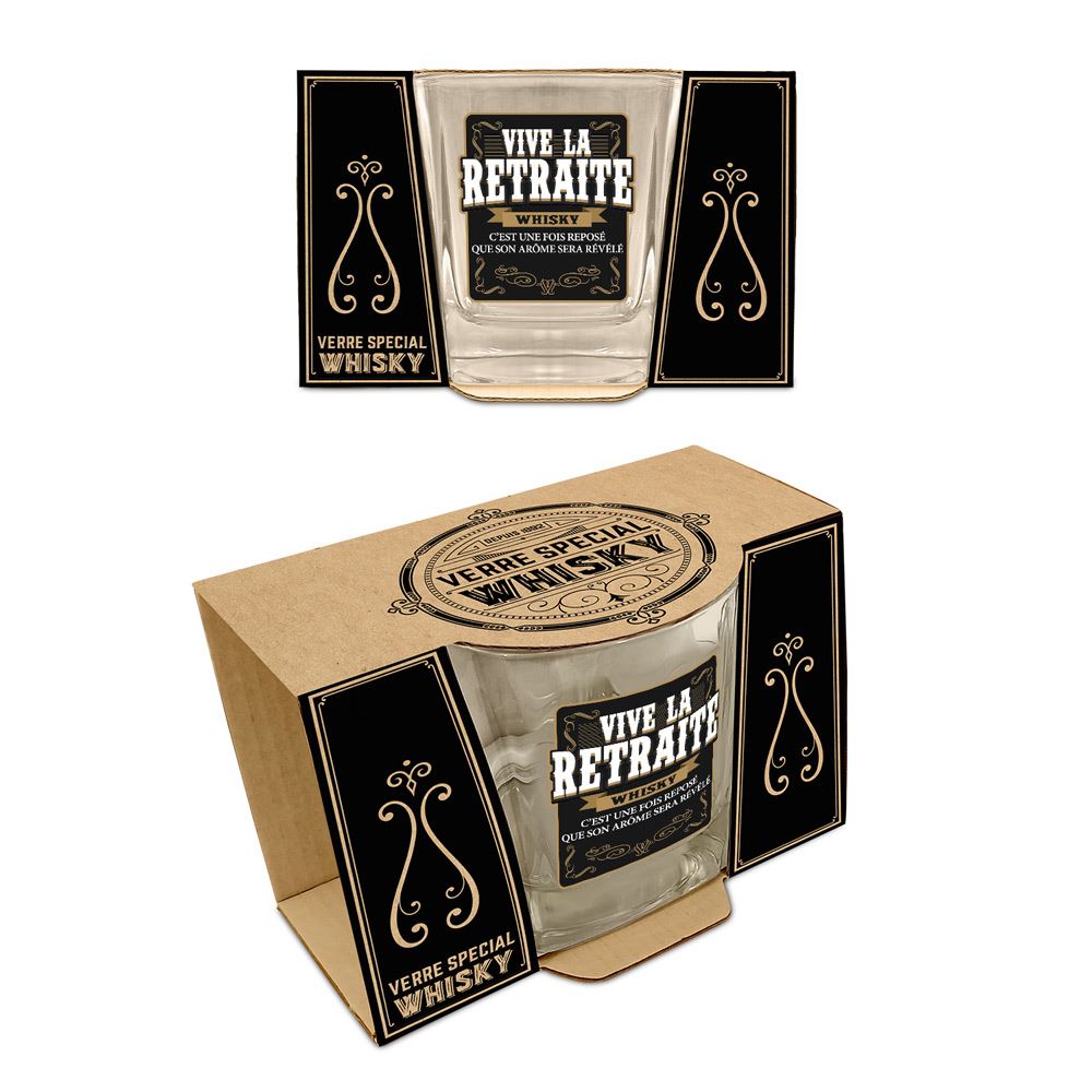 Verre à Whisky "Vive la Retraite" – Image 3
