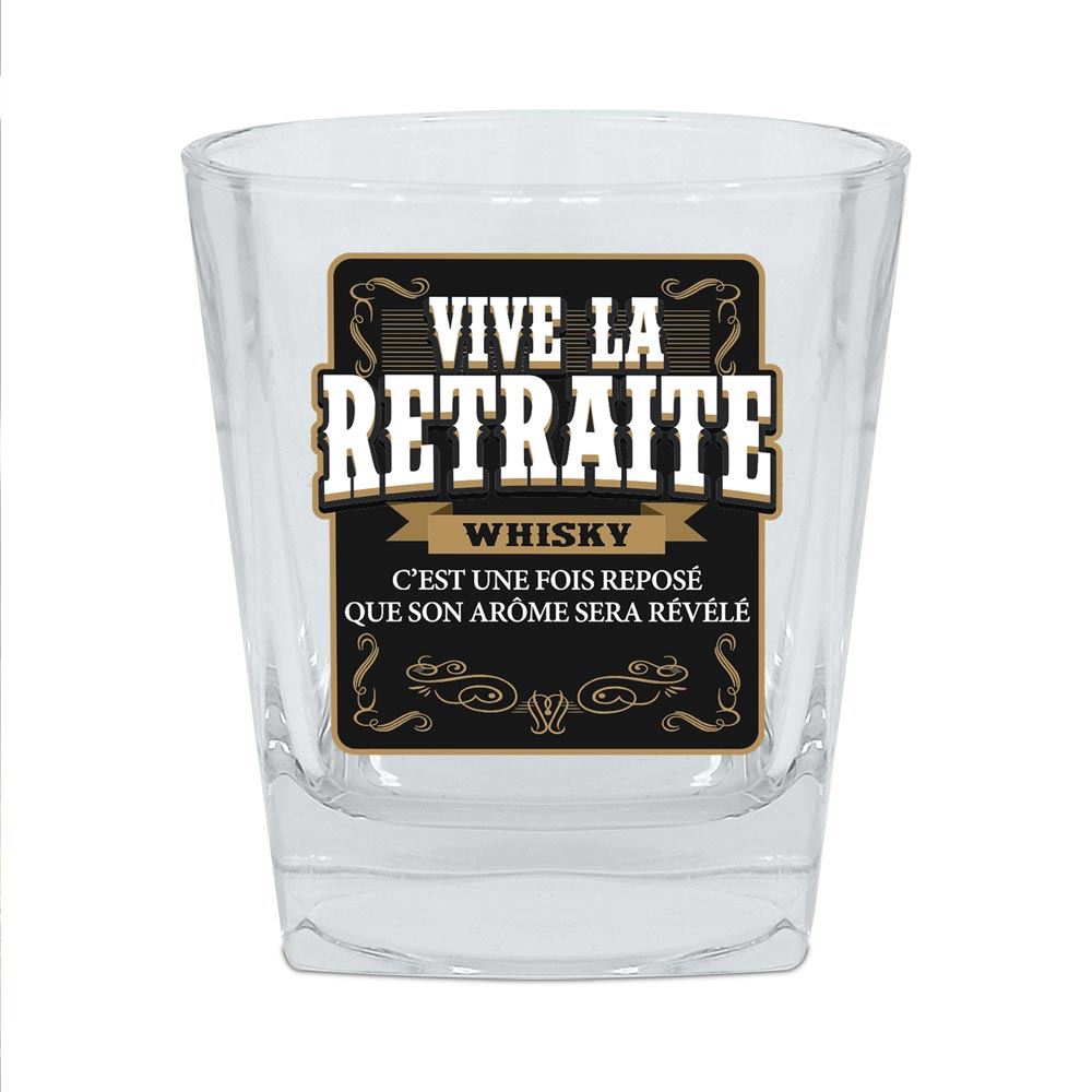 Verre à Whisky "Vive la Retraite" – Image 2