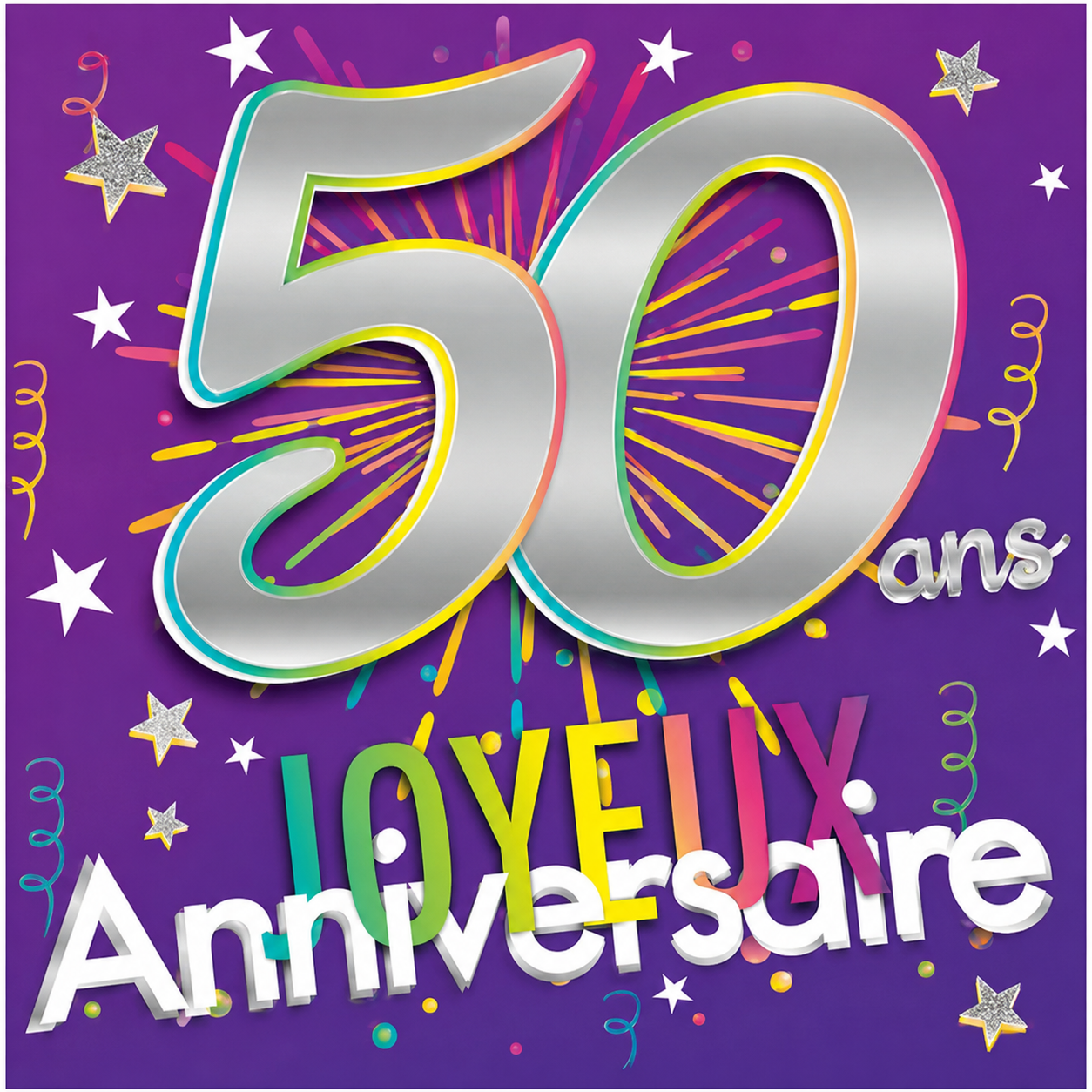 Carte Double "Age" de 25 à 90 Ans – Image 8