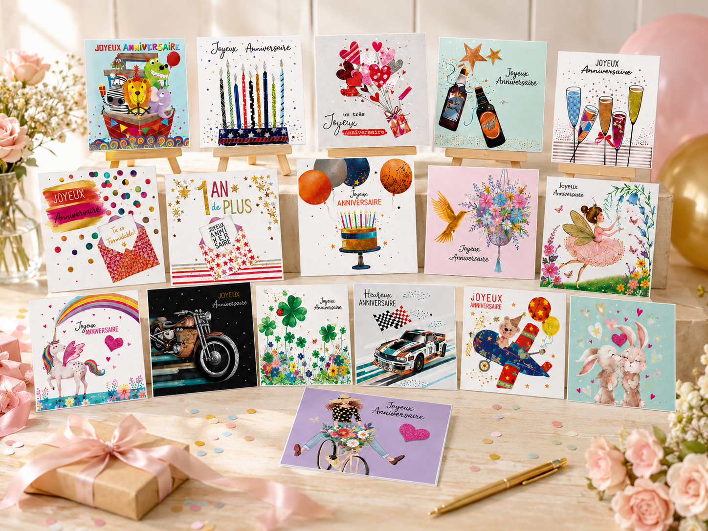 Carte Double Collection "Privée" Anniversaires – Image 19