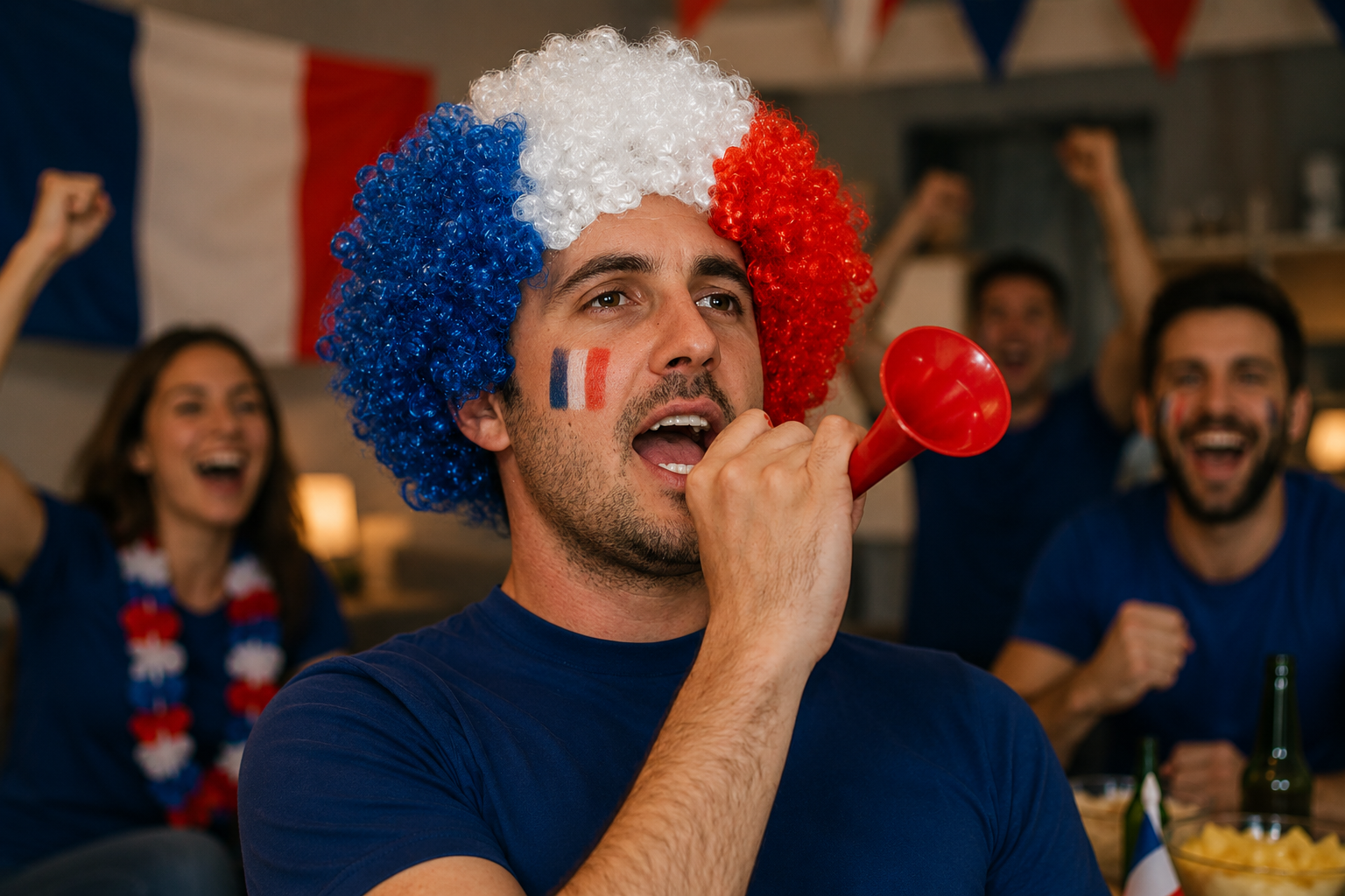 Perruque de Supporter