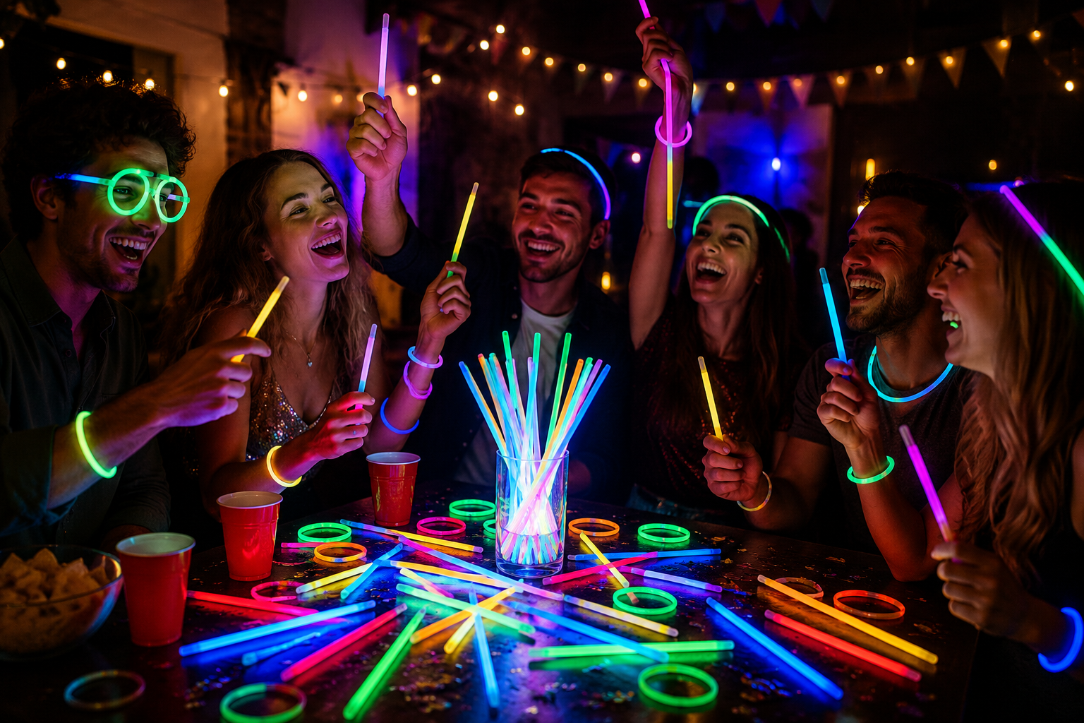 Tube de 100 Bracelets Lumineux – Image 3