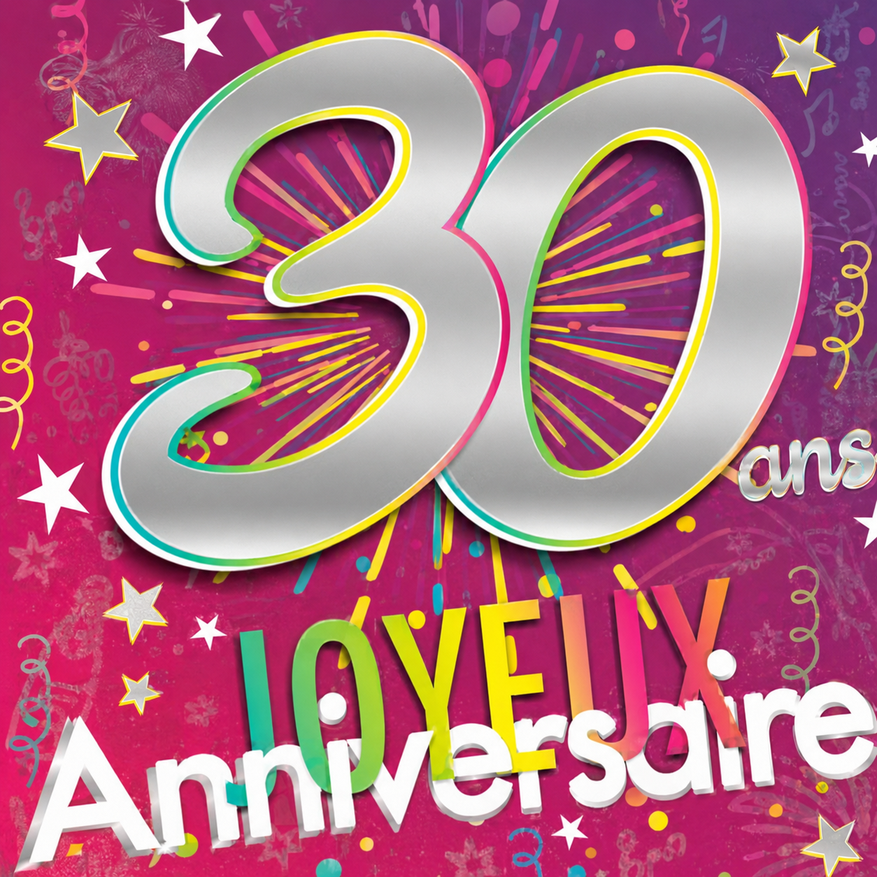 Carte Double "Age" de 25 à 90 Ans – Image 4