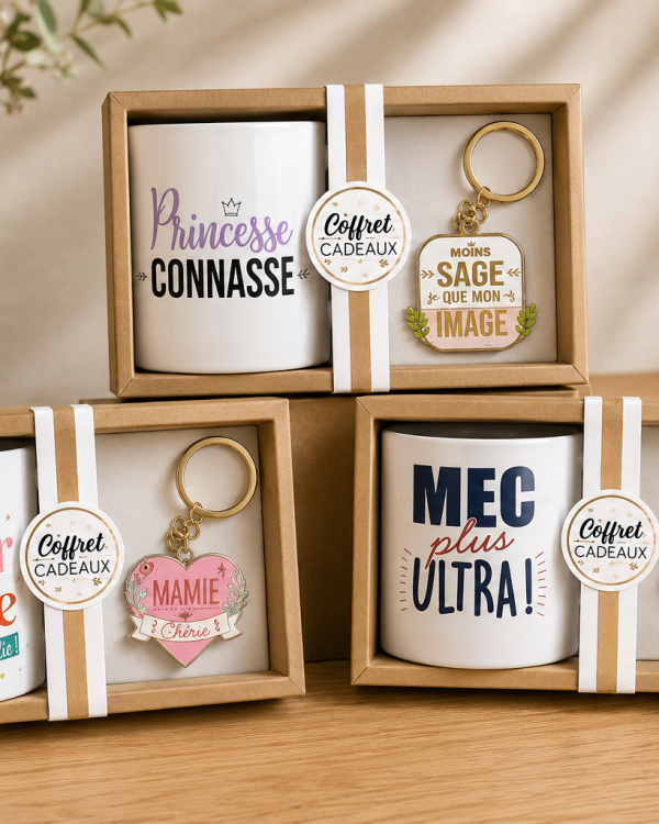 Coffret Mug et Porte clés