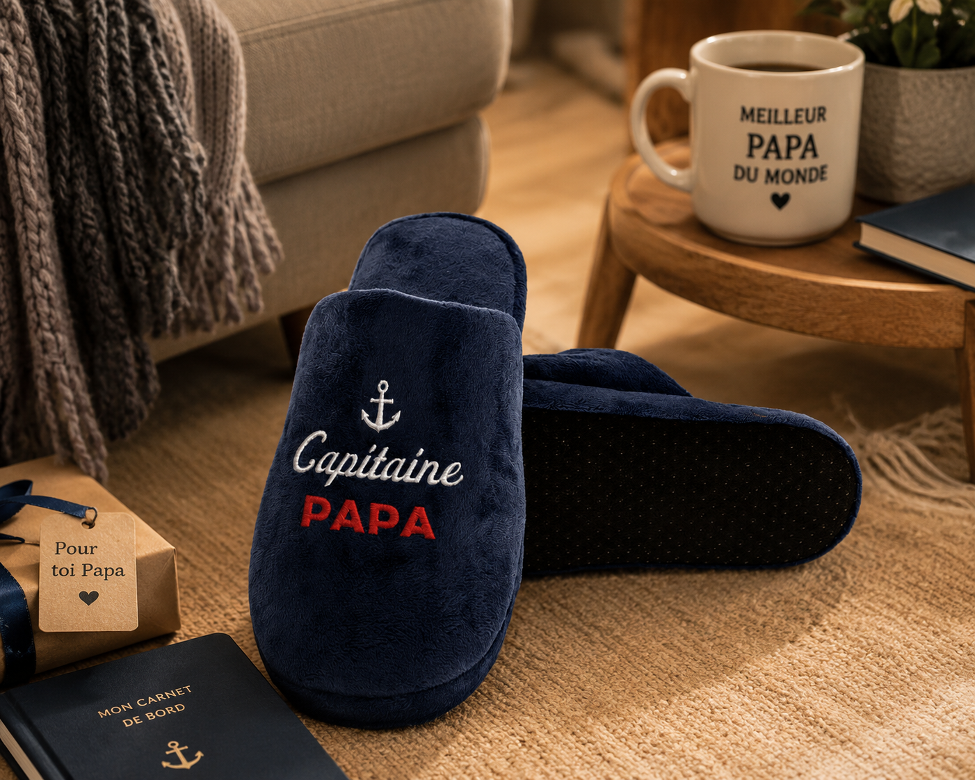Pantouffles "Capitaine Papa" – Image 4