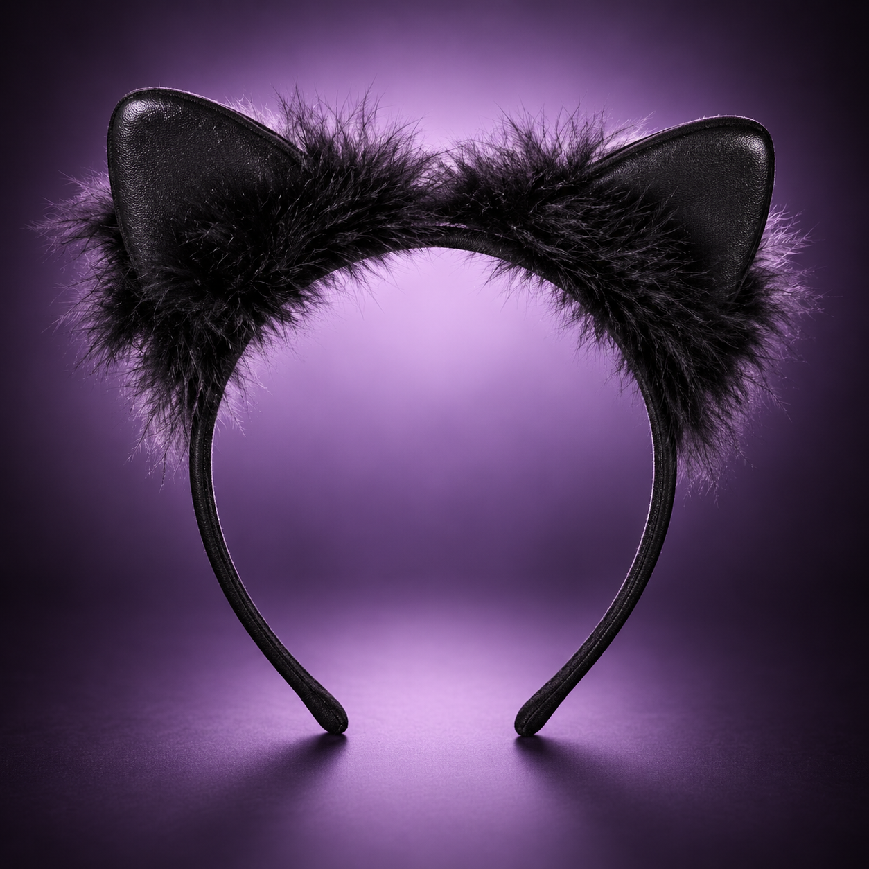 Serre Tête Chat Noir