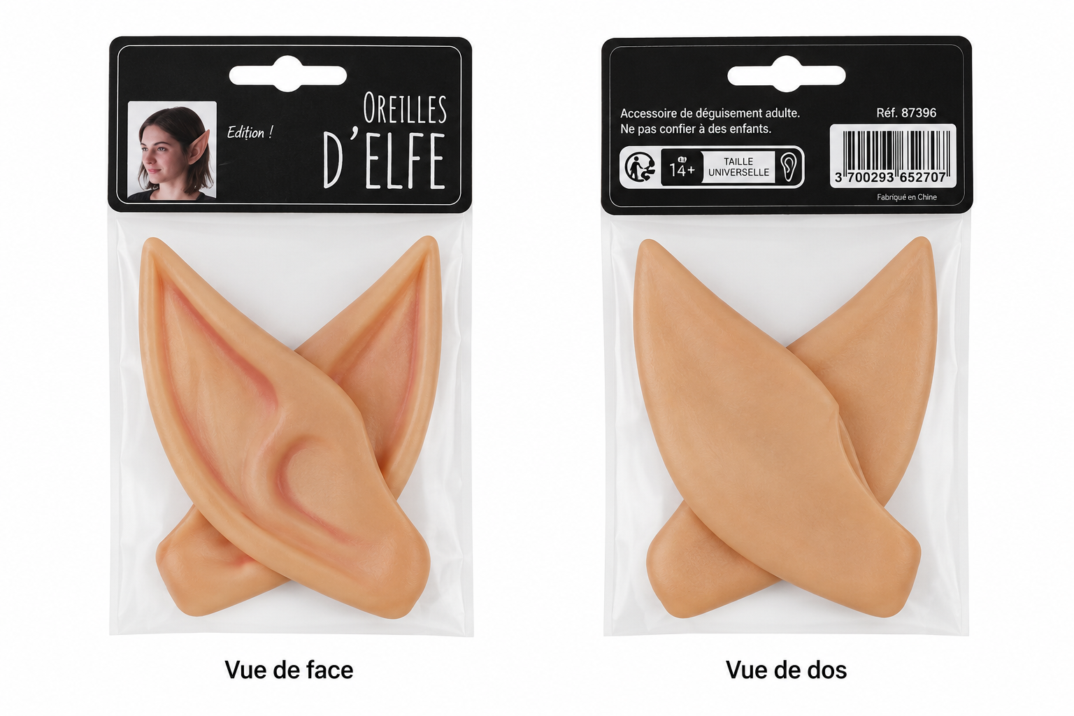 Paire d'Oreilles de Sorcière ou d'Elfe
