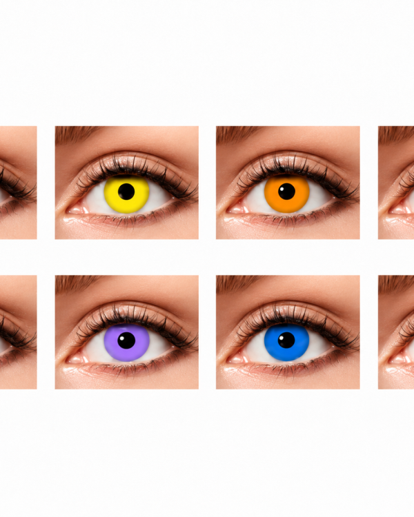 Paire de Lentilles Unicolores