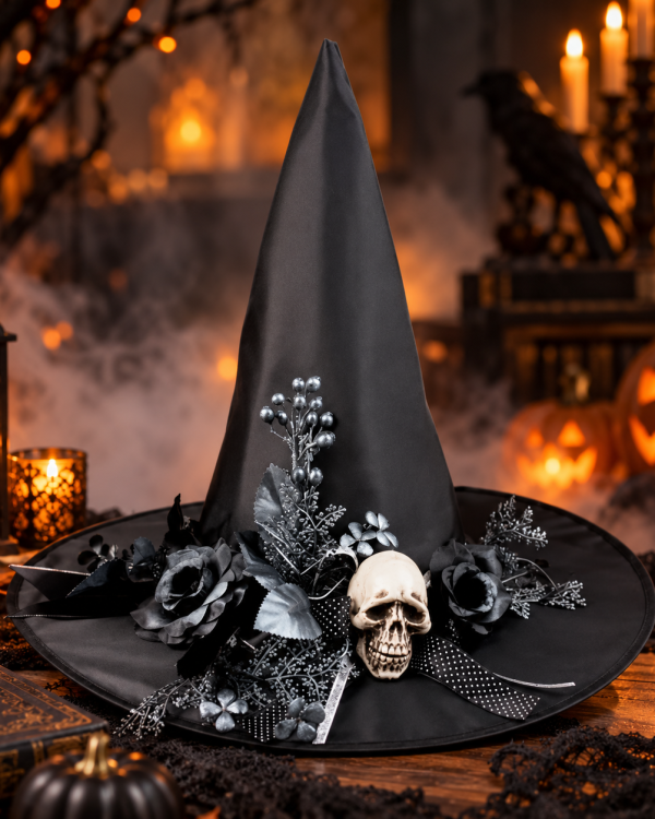Chapeau sorcière Skulla