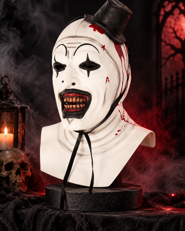 Masque Clown Chapeau Sang