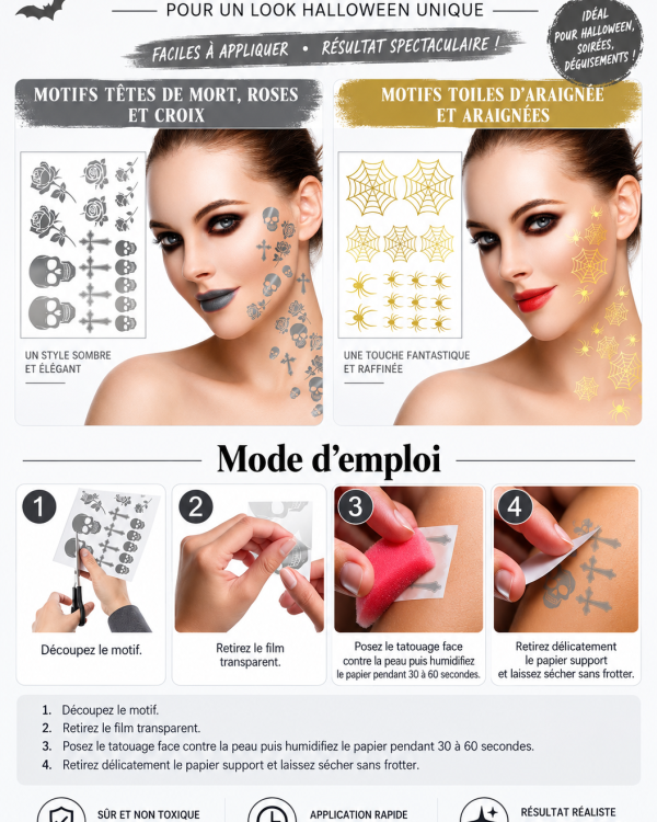 Planches de Tatouages x 2