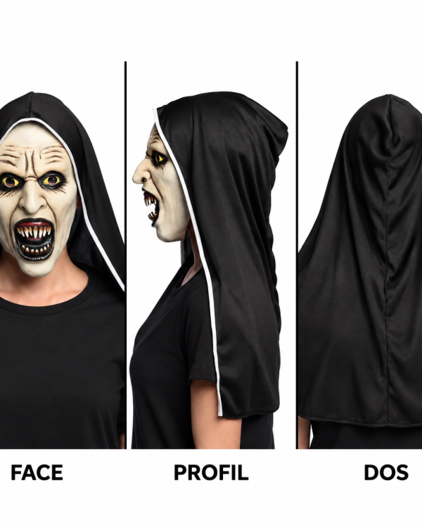 Masque Latex Screaming Nun